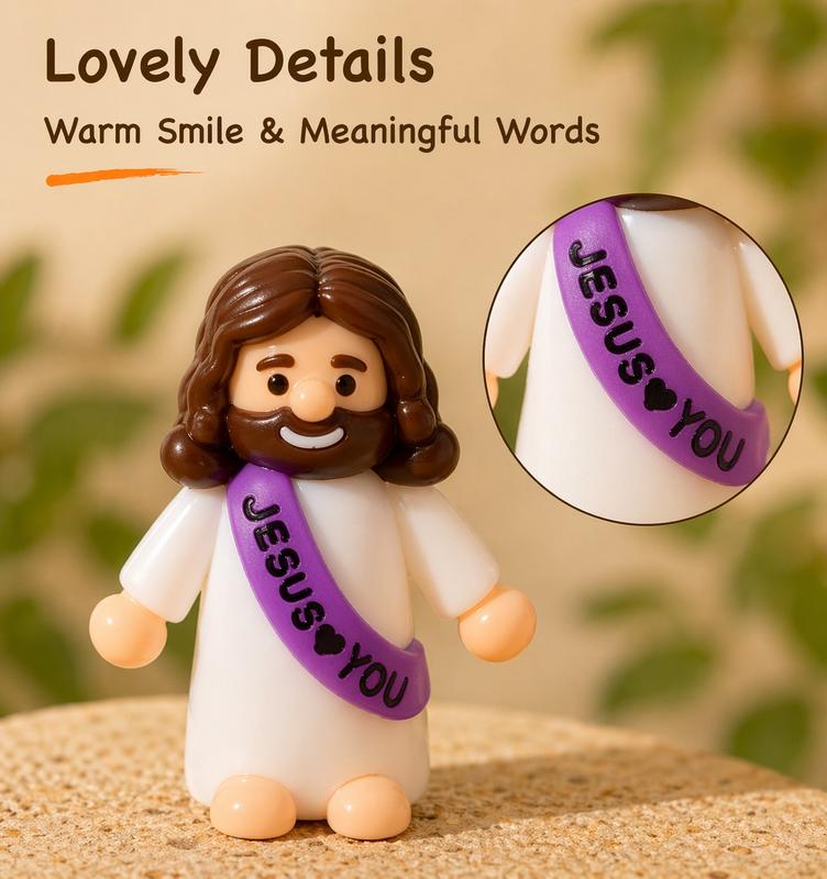 Colorful Mini Jesus Figurines