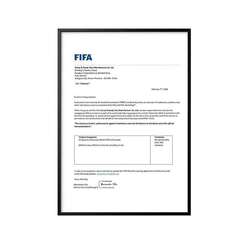 Figuras de juguete de las mascotas de la Copa Mundial de la FIFA 2026