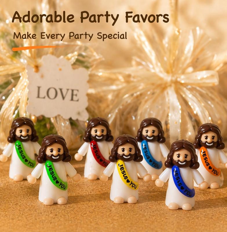 Colorful Mini Jesus Figurines