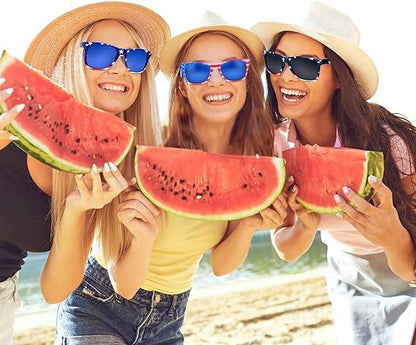 3 Pair American Flag Sunglasses
