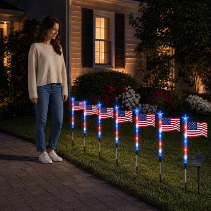 8 Piece Flag Light Set