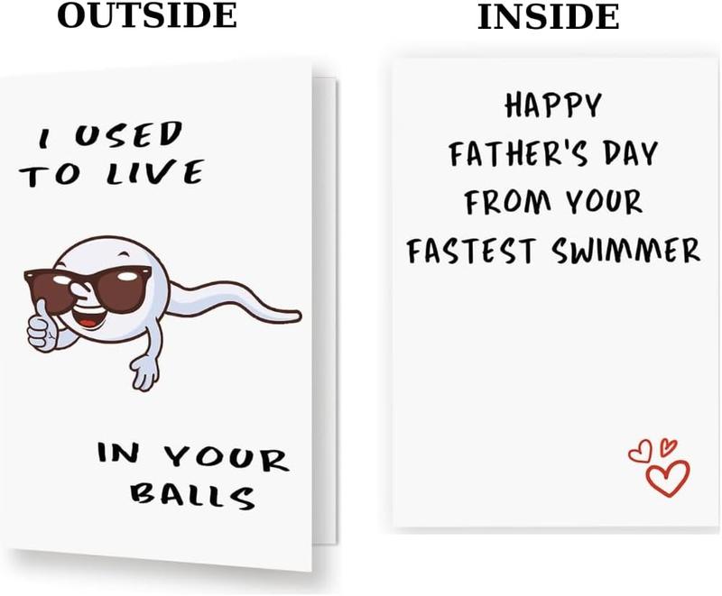 Fastest Swimmer Father's Day Card