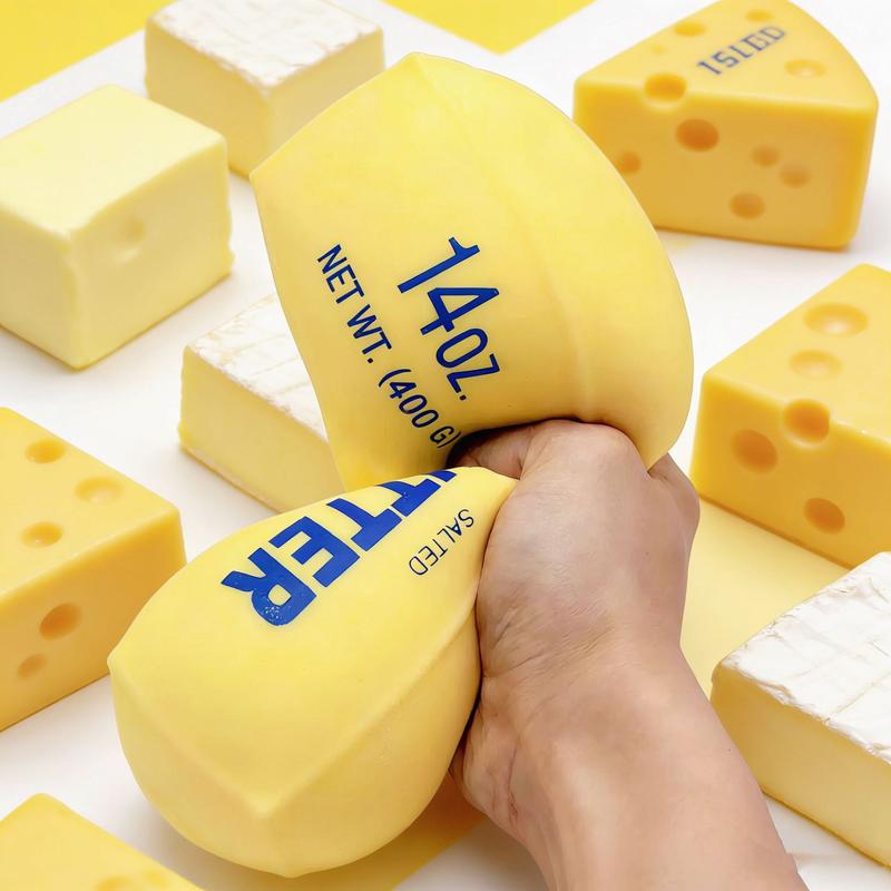 Ultra soft butter stress toy