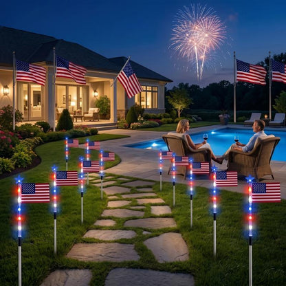 8 Piece Flag Light Set