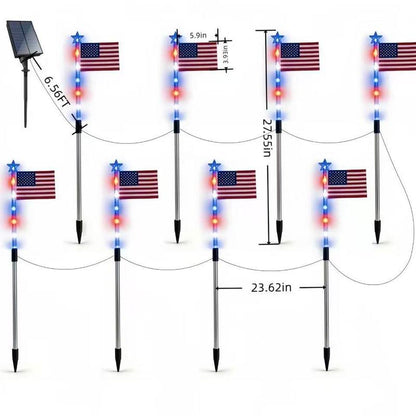 8 Piece Flag Light Set